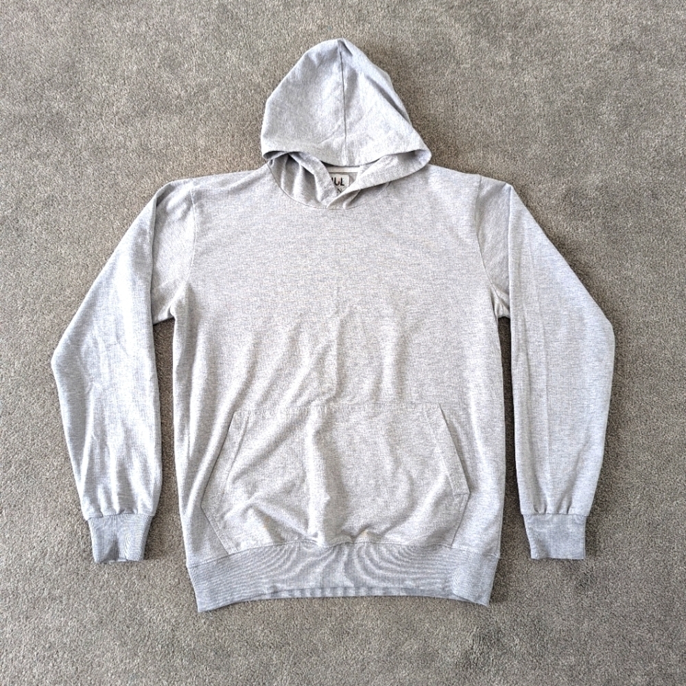 Clue Man Everyday Wear Gray Hoodie Size XL Cotton Sweatshirt Gorpcore